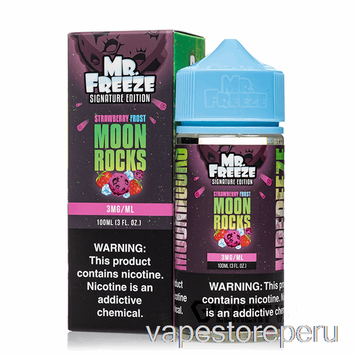 Vape Recargable Moonrocks - Frosted Fresa - Mr Frozen - 100ml 0mg